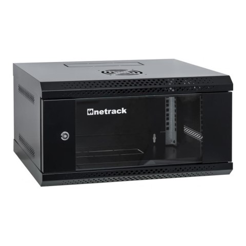 Szafa serwerowa wisząca RACK 19" 4U 400mm Netrack ECO-Line czarna