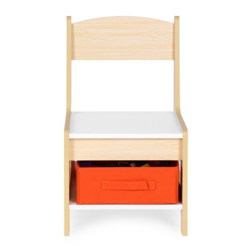 Zestaw mebli dla dzieci stolik + 2 krzesła tablica kredowa ECOTOYS