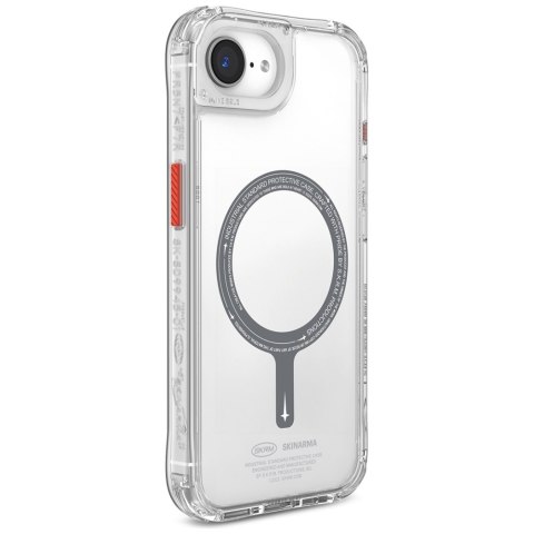Etui Skinarma Saido MagSafe do iPhone 16e przezroczysty