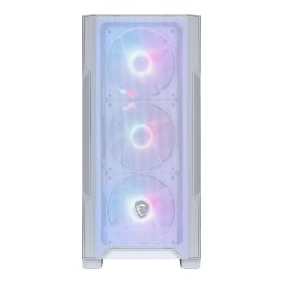 Obudowa MSI MAG FORGE M100R WHITE mATX z oknem, bez zasilacza