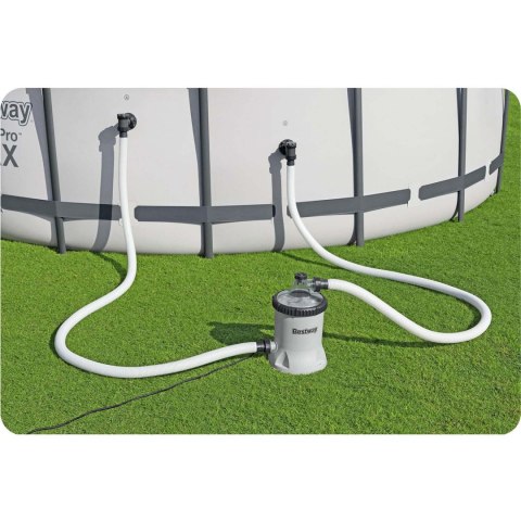 Pompa filtrująca do basenu 5678 l/h + kulki filtrujące Bestway 58870