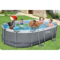 Basen ogrodowy stelażowy 488 x 305 x 107 cm 12w1 Bestway 56448