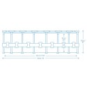 Basen ogrodowy stelażowy 549 x 132 cm 11w1 Bestway 561KC