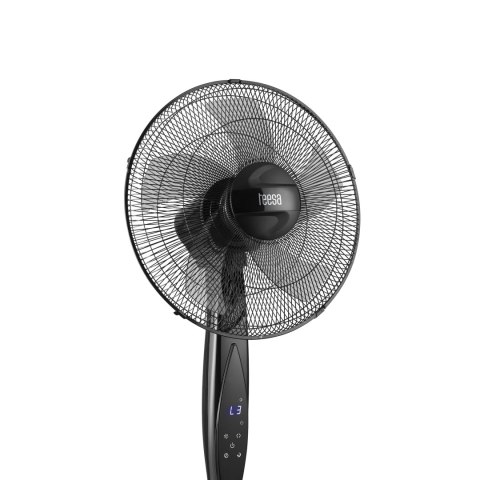 Wentylator stojacy sterowany pilotem TEESA , czarny