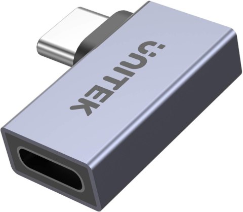 Unitek Adapter USB-C na USB-C kątowy płaski