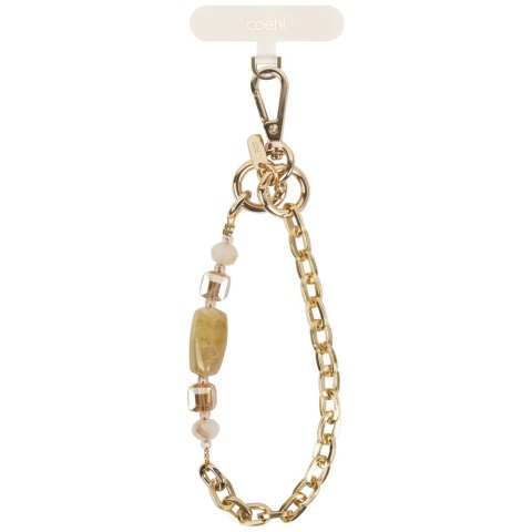 Uniwersalna smycz do telefonu 2w1 UNIQ Coehl Caryne kremowy