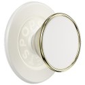 Uchwyt i podstawka do telefonu Popsockets Round Luxe Coconut Creme Enamel MagSafe beżowy 808938