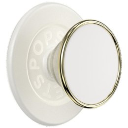 Uchwyt i podstawka do telefonu Popsockets Round Luxe Coconut Creme Enamel MagSafe beżowy 808938