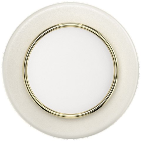 Uchwyt i podstawka do telefonu Popsockets Round Luxe Coconut Creme Enamel MagSafe beżowy 808938