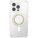 Uchwyt i podstawka do telefonu Popsockets Round Luxe Coconut Creme Enamel MagSafe beżowy 808938
