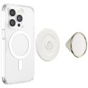 Uchwyt i podstawka do telefonu Popsockets Round Luxe Coconut Creme Enamel MagSafe beżowy 808938