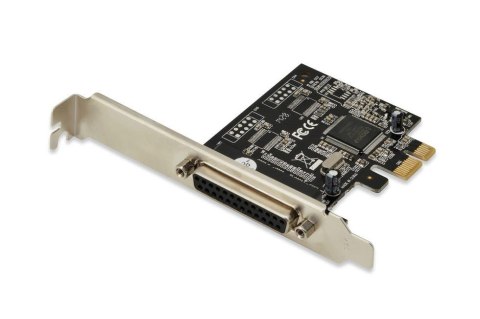 Kontroler LPT DIGITUS PCIe, 1x Parallel/LPT, Low Profile, Chipset AX99100