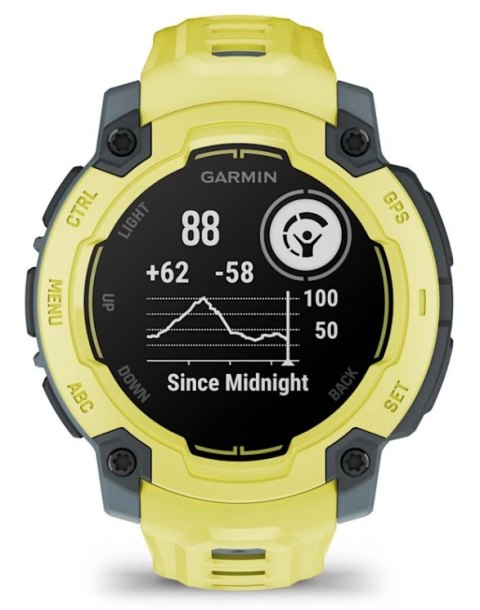 Zegarek sportowy Garmin Instinct E 45mm, electric lime