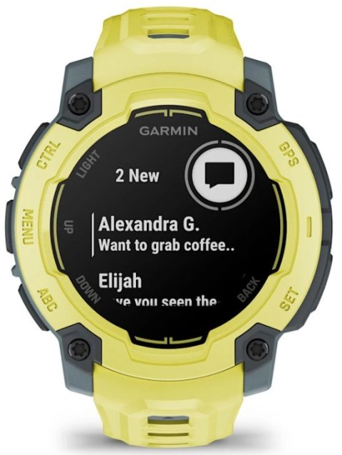 Zegarek sportowy Garmin Instinct E 45mm, electric lime