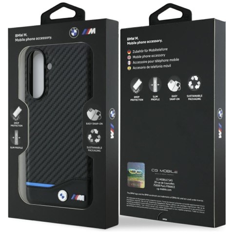 Etui BMW M Carbon do Samsung Galaxy A56 czarny