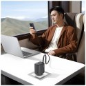 USAMS Ład. siec. 1xUSB-C ze zwijanym kablem USB-C Retractable PD+QC 30W Gan Fast Charging czarny/black YC Series CC241TC01 (US-C
