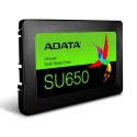 ADATA | Ultimate SU650 3D NAND SSD | 480 GB | Format SSD 2,5" | Interfejs SSD SATA | Prędkość odczytu 520 MB/s | Prędkość zapisu