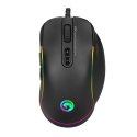 Marvo Mysz G942, 10000DPI, optyczna, 10kl., 1 scroll, przewodowa USB, czarna, do gry, podświetlenie RGB