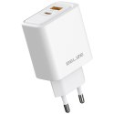 Ładowarka sieciowa Beline 45W USB-A/USB-C BLN2CW45 biały