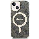 Guess GUHMP15MH4STW iPhone 15 Plus / 14 Plus 6.7" brązowy/brown hardcase IML 4G MagSafe