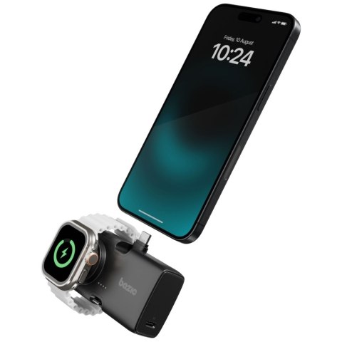 PowerBank 3w1 Bazic Koda 5000mAh PD20W USB-C/Lightning czarny