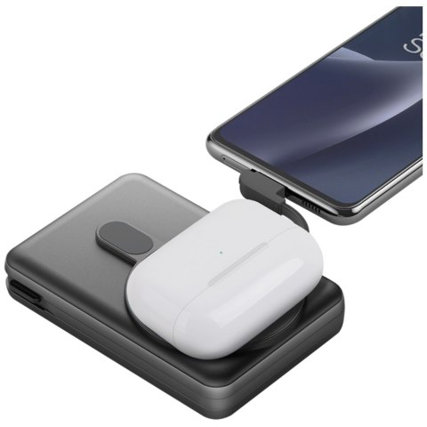 PowerBank indukcyjny Energea MagPac Pro Plus 10000mAh Qi2 Magsafe szary