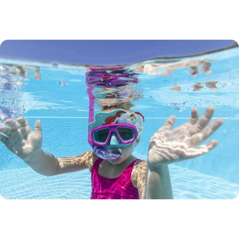 Zestaw do nurkowania dla dzieci różowy Bestway 24059