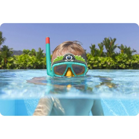 Zestaw do nurkowania dla dzieci turkusowy Bestway 24059