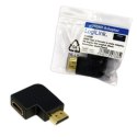 Adapter kątowy Logilink HDMI | 19 pin HDMI typ A | męski | 19 pin HDMI typ A | żeński | czarny