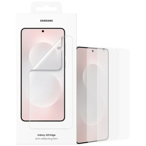 Folia ochronna Samsung Anti-reflecting Film 2szt do Galaxy S25 Edge przezroczysty