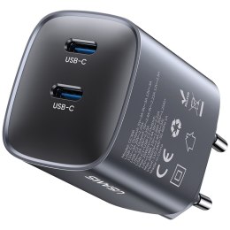 Ładowarka sieciowa USAMS CC305 T66 45W GaN 2xUSB-C tarnish
