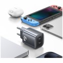 Ładowarka sieciowa USAMS CC305 T66 45W GaN 2xUSB-C tarnish
