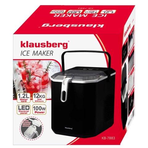 AUTOMATYCZNA KOSTKARKA DO LODU 1,2L 100W KLAUSBERG KB-7883