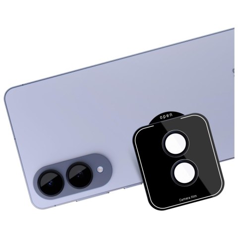 Ochrona na obiektyw aparatu 3MK Lens Protection Pro do Samsung Galaxy S25 Edge czarny 1szt
