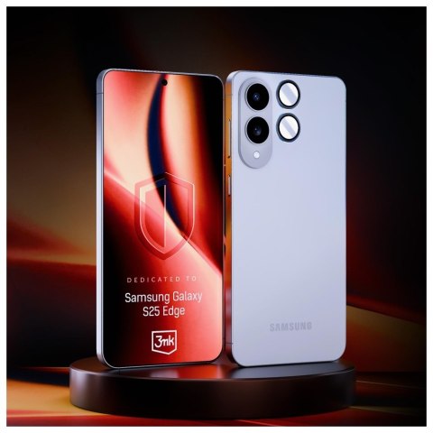Ochrona na obiektyw aparatu 3MK Lens Protection Pro do Samsung Galaxy S25 Edge czarny 1szt