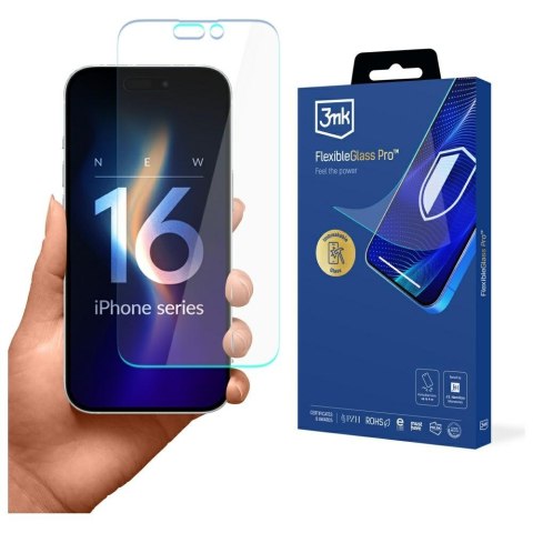 Szkło hybrydowe 3MK FlexibleGlass Pro v2.0 do Apple iPhone 16 Pro