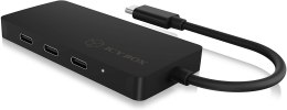 Raidsonic | 4-port hub with USB Type-C interface and PD port | IB-HUB1429-CPD