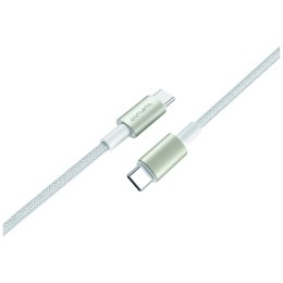 Kabel USB-C/USB-C 4smarts PremiumCord 60W SET 3szt 0.5M+1.5M+3M biały/srebrny