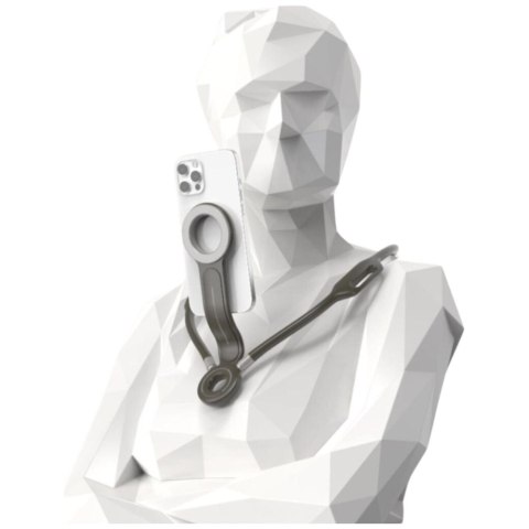 Uchwyt magnetyczny na szyję 4smarts POV do smartfonów antracyt