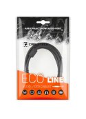 Kabel wtyk jack 3.5 - 2RCA 1.8m Cabletech Eco-Line