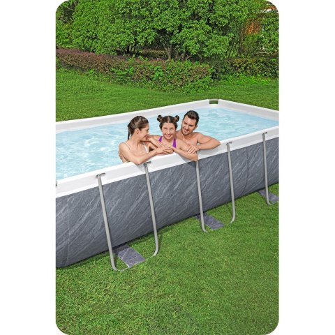 Basen ogrodowy stelażowy 404 x 201 x 100 cm 18w1 Bestway 56721