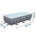 Basen ogrodowy stelażowy 404 x 201 x 100 cm 18w1 Bestway 56721