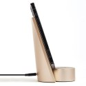 Lexon City Energy Pro Ładowarkaindukcyjna 10W z głośnikiem bluetooth jasnozłoty/soft gold LD145D9