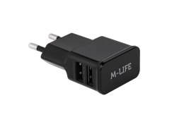 Ładowarka sieciowa M-LIFE 2xUSB 2000 mA