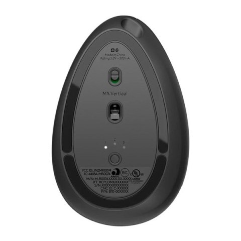 Mysz Logitech MX Vertical, szara, optyczna, 4000DPI, Tri-Mode
