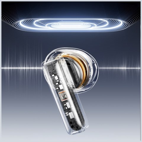 Słuchawki bezprzewodowe AWEI TP100 ENC Bluetooth 5.4 TWS + stacja dokująca czarny