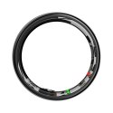 Smart RING PRO czarny, pomiar stresu, tętno, monitorowanie snu, roz. 7, Powerton