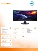 Monitor S3422DWG 34 cale VA LED 21:9/3440x1440/HDMI/DP/3Y