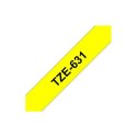Brother | 631 | Laminated tape | Thermal | Black on yellow | Roll (1.2 cm x 8 m)