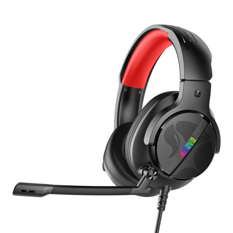 Marvo HG9065, słuchawki z mikrofonem, regulacja głośności, czarna, 7.1 (virtual), do gry